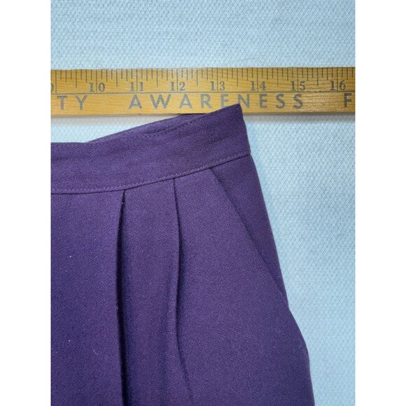 En Avance Women's Rayon Pant Suit Set Three Button Blazer Size 8 Purple - Picture 14 of 16
